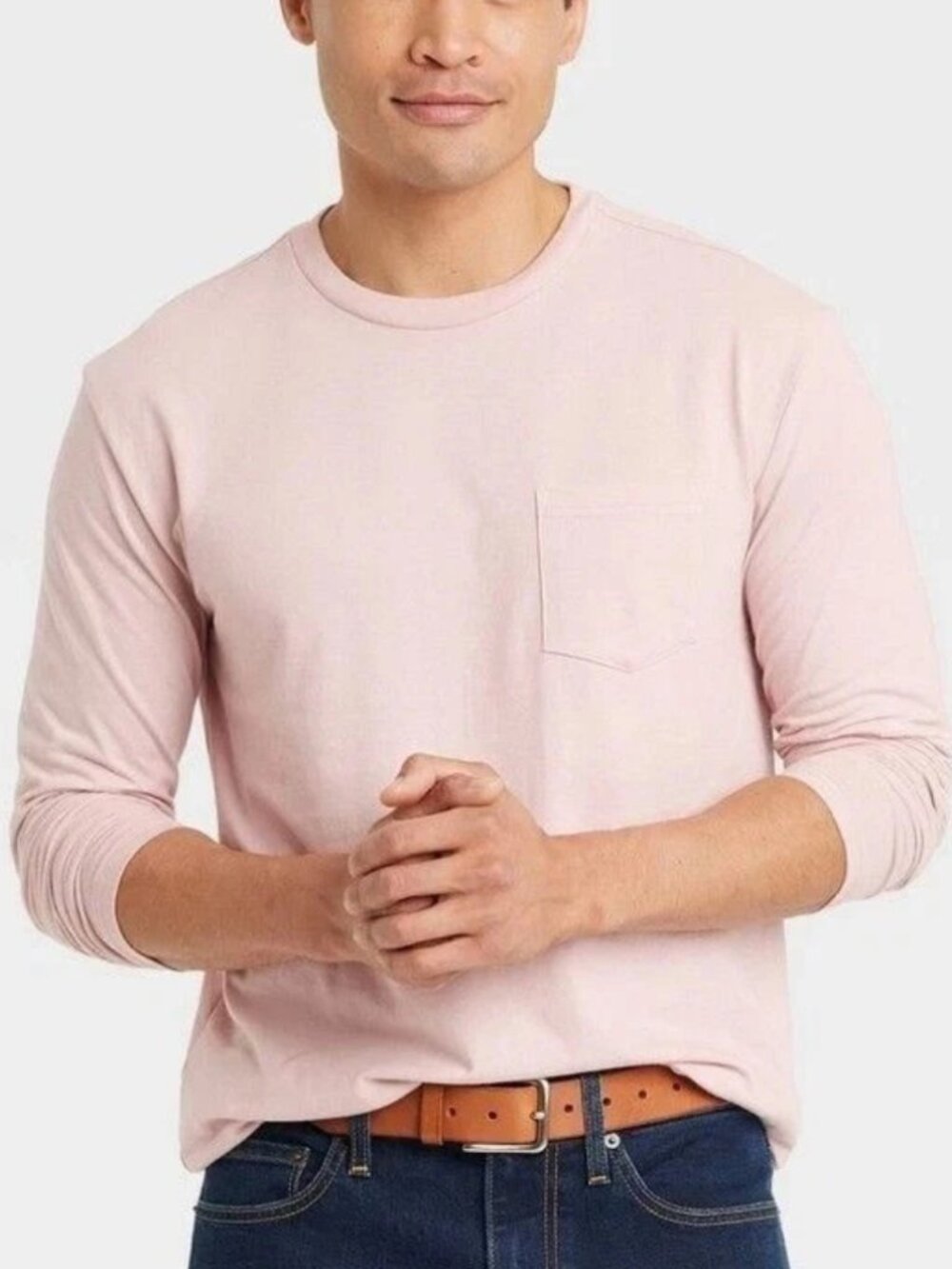 1024 MENS LEARGE PINK SHIRT BY GOODFELLOW